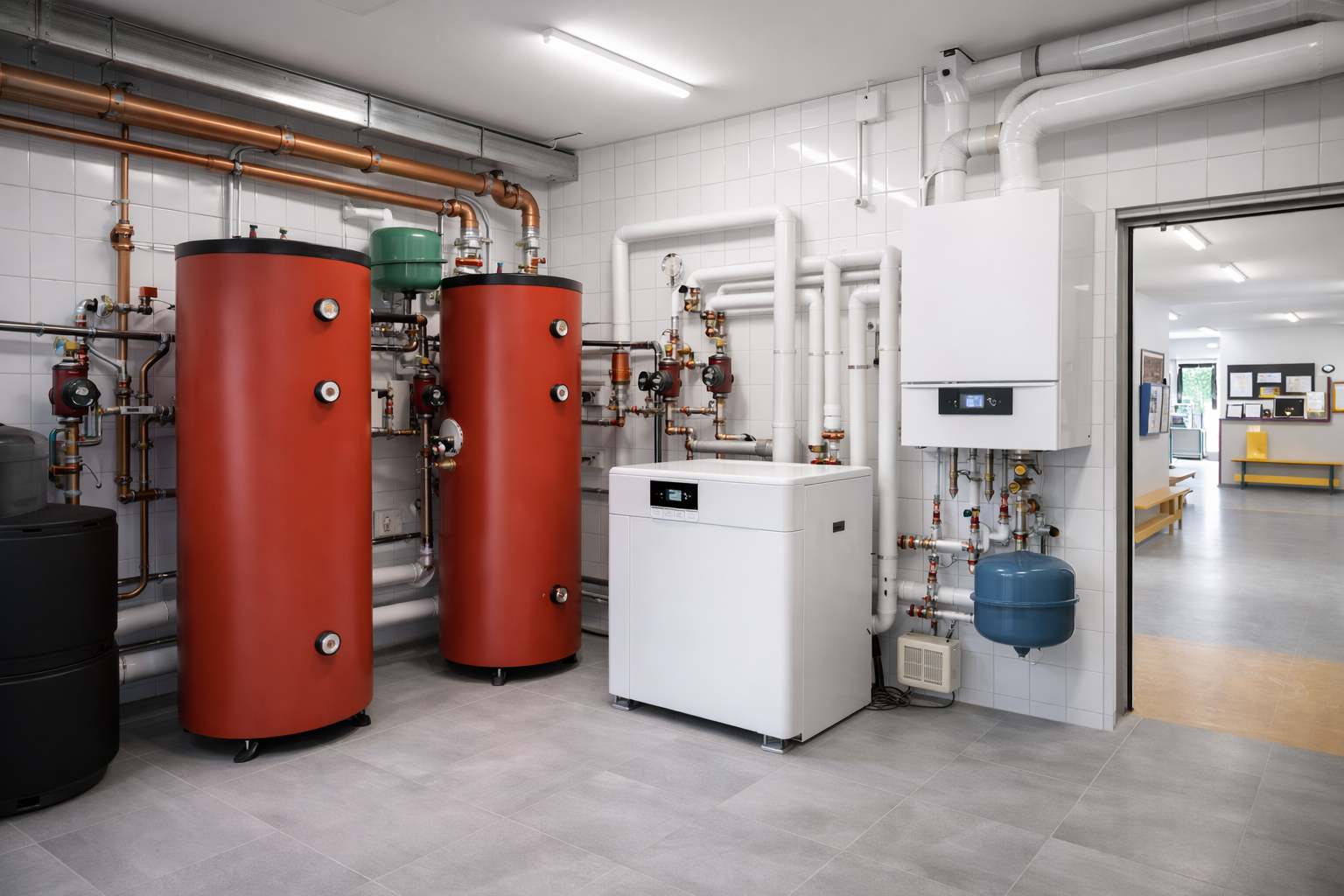 🏫 Chaufferie collective – École